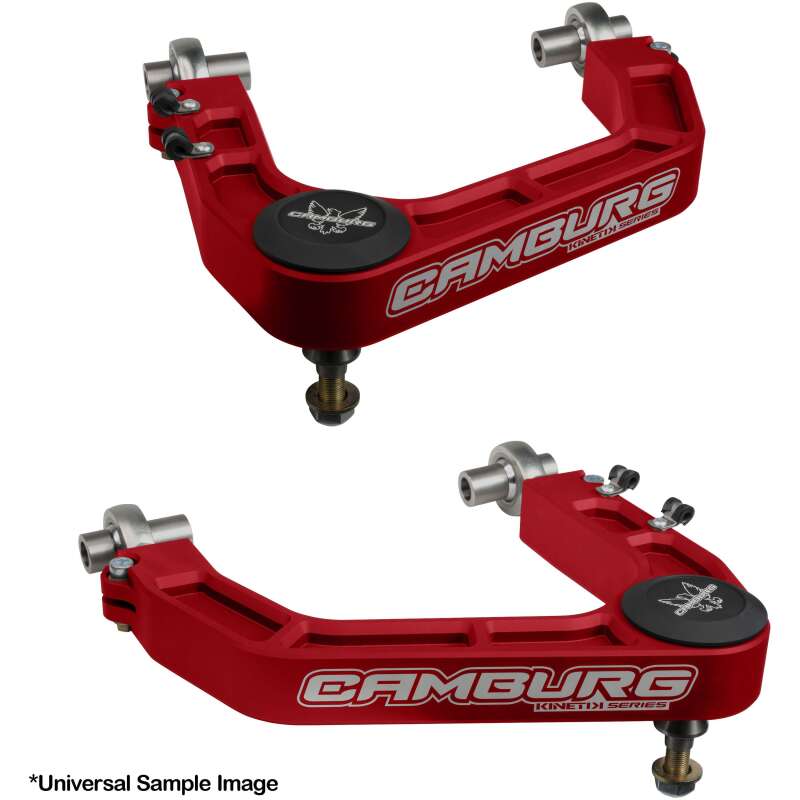 Toyota Landcruiser 200 Series Uniball Upper Control Arms - Camburg - KINETIK V2 Performance Billet - Red - `08-`21
