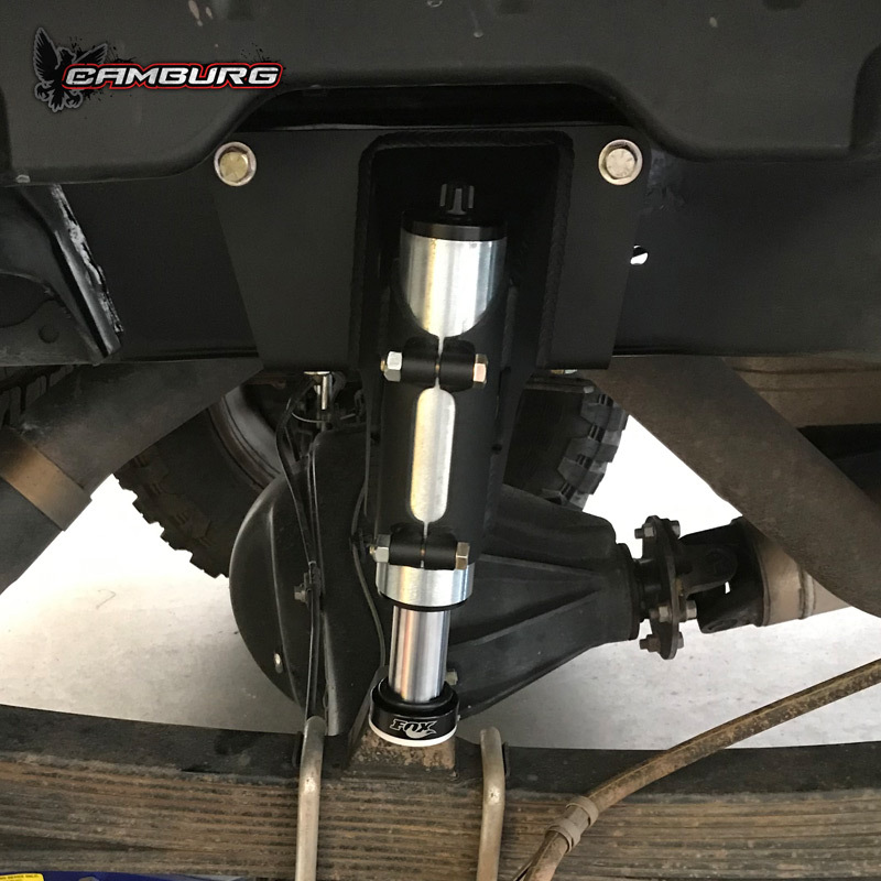 Toyota Tundra Suspension Bump Stop Mounting Kit - Rear - Camburg - FOX 2.0 Bump Stop - Wrinkle Black - `07-`21