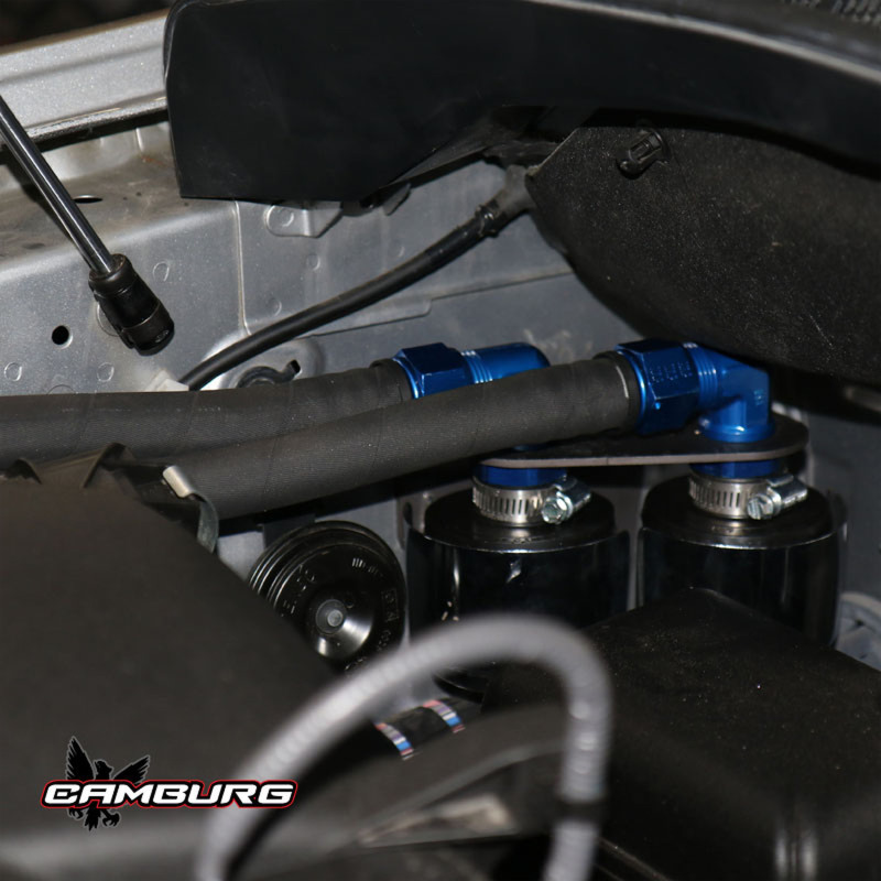 Toyota Tundra Engine Breather Kit - Camburg - Secondary Air Injection Pump Intake Relocation Kit - `07-`21