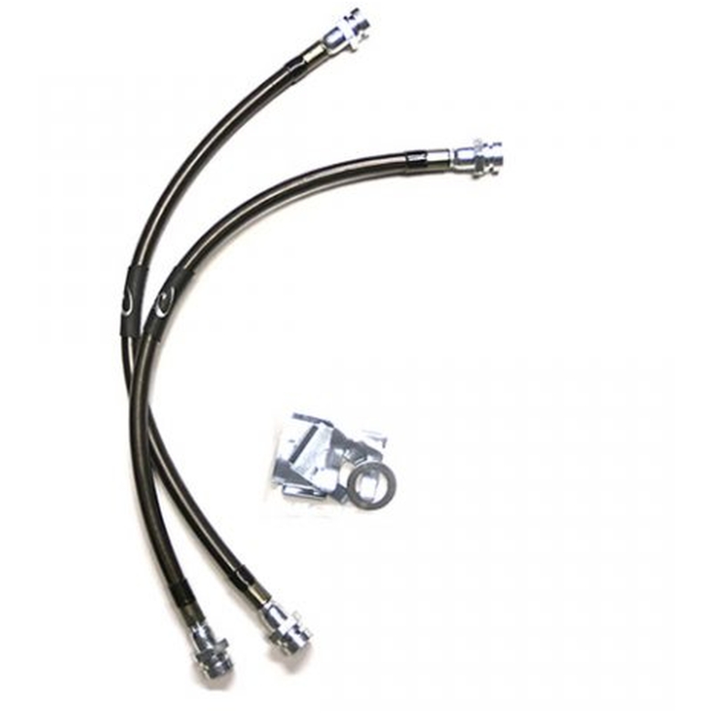 Toyota Tacoma Brake Line Kit - Front - Camburg - Stock Length, Stainless Steel Braided - `05-`23