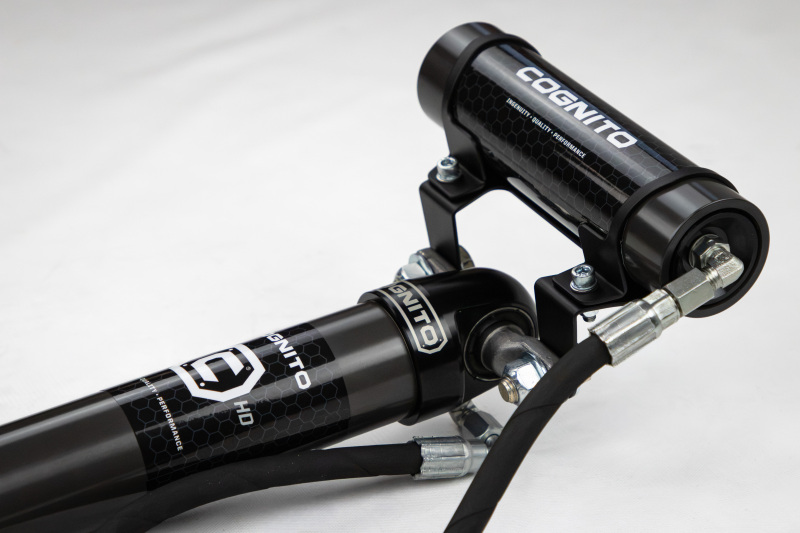 GMC Sierra 3500 Suspension Lift Kit - Cognito - 4in Performance Lift Kit w/ Cognito 2.0 RR Shocks & SM Series UCA - semi-gloss black - `20-`26