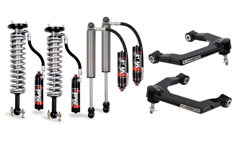Chevrolet Silverado 1500 Suspension Leveling Kit - Front - Cognito - Elite with Fox 2.5 Elite Performance Series Shocks - `19-`25