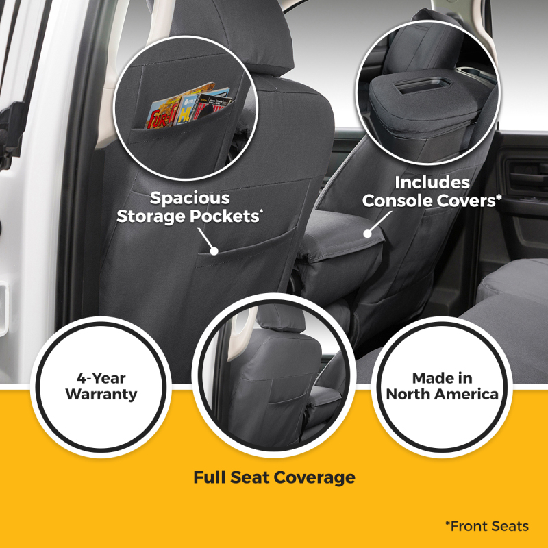 Jeep Wrangler Seat Covers - Front - Covercraft - Carhartt Super Dux Precision Fit - `24-`25