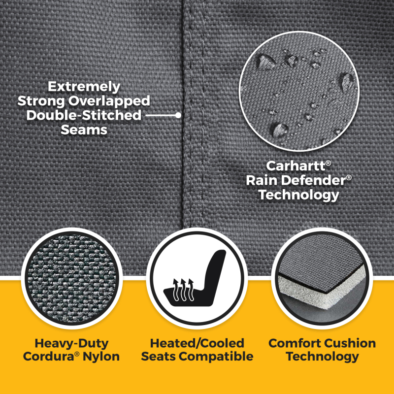 Jeep Wrangler Seat Covers - Front - Covercraft - Carhartt Super Dux Precision Fit - `24-`25