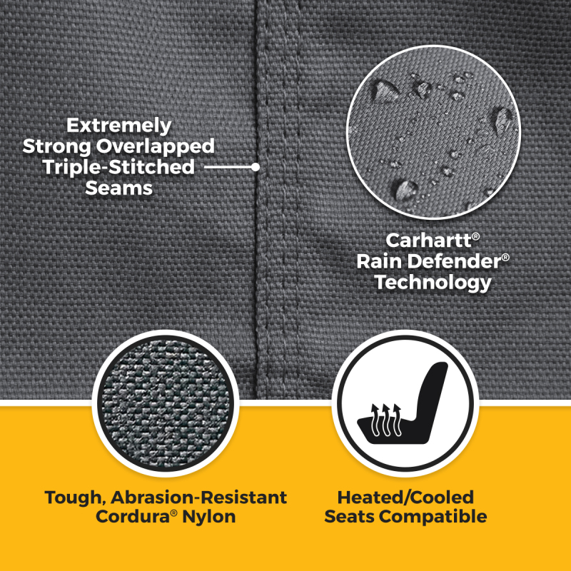 Jeep Wrangler Seat Covers - Front - Covercraft - Carhartt Super Dux SeatSaver - `24-`26