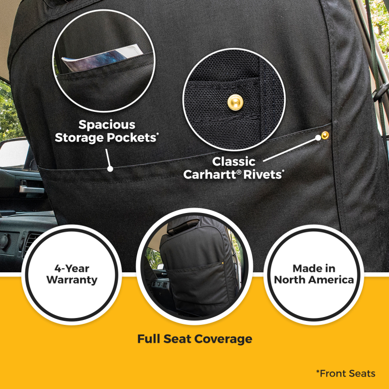Jeep Wrangler Seat Covers - Front - Covercraft - Carhartt Super Dux - `24-`25