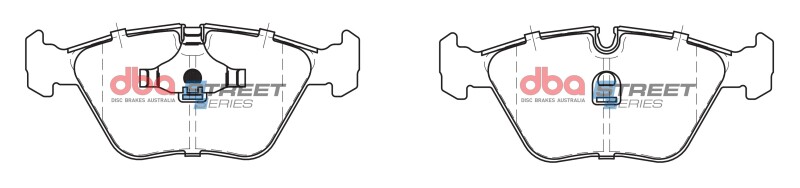Audi 200 Brake Pads - Front - DBA - Street Series - `90-`06