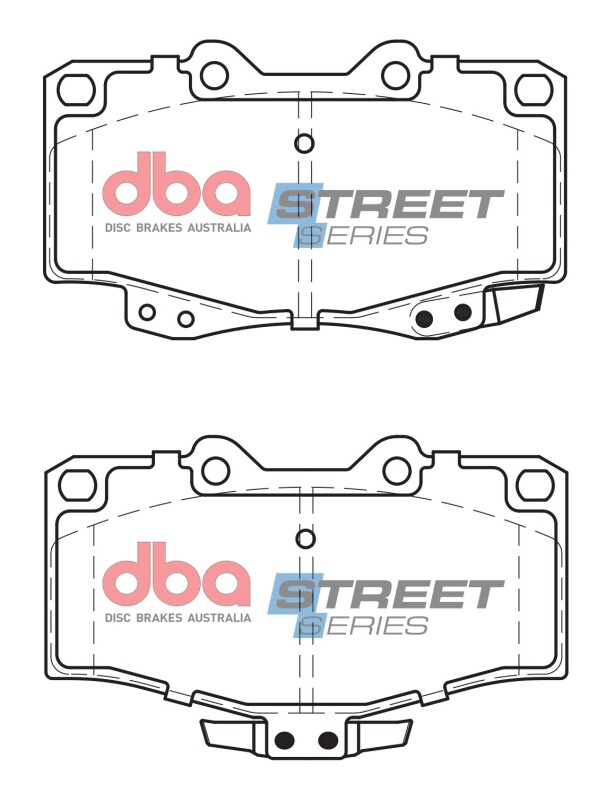 Toyota 4Runner Brake Pads - Front - DBA - Street Series - `95-`02