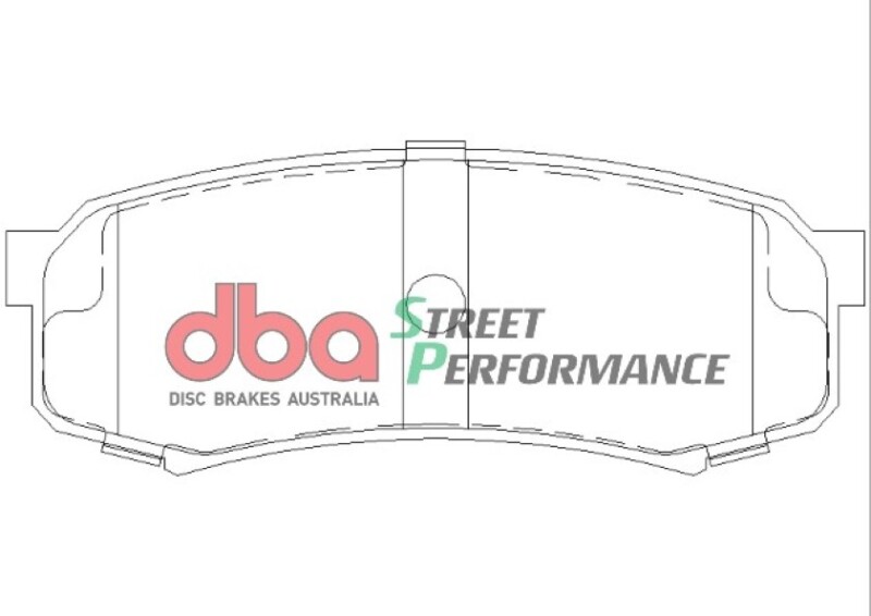 Toyota 4Runner Brake Pads - Rear - DBA - SP500 Street Performance - `03-`09