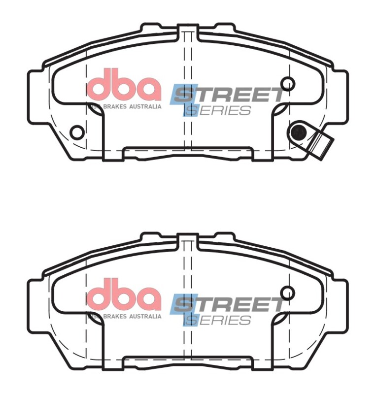 Acura Integra Brake Pads - Front - DBA - Street Series - `94-`01