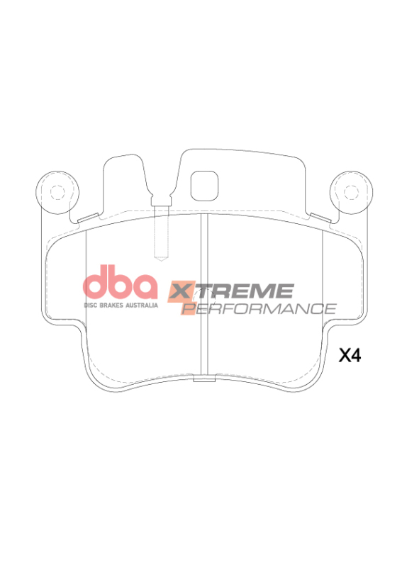Porsche 911 Carrera Brake Pads - Front + Rear - DBA - Xtreme Performance - `98-`01