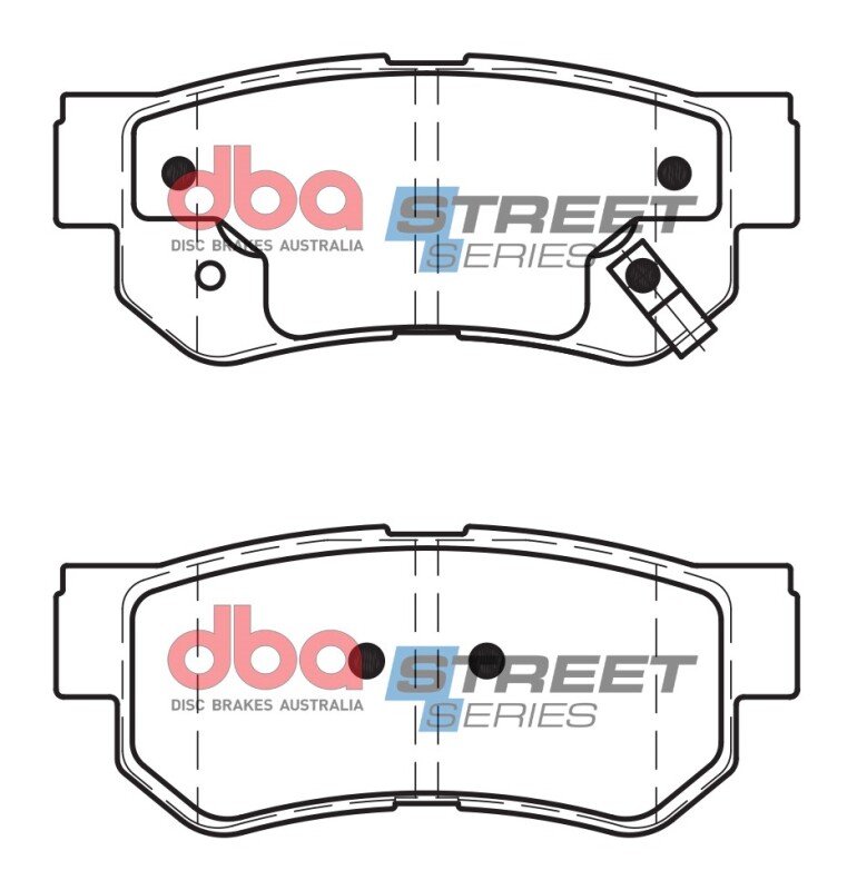 Hyundai Elantra Brake Pads - Rear - DBA - Street Series - `07-`09
