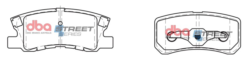 Chrysler 200 Brake Pads - Rear - DBA - Street Series - `11-`14