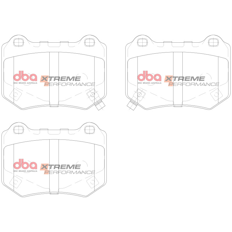 Subaru WRX STI Brake Pads - Rear - DBA - XP Performance - `17-`27