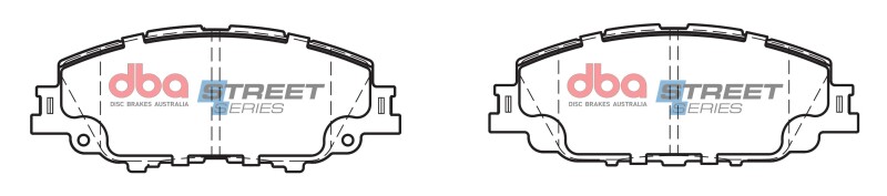 Toyota Corolla Brake Pads - Front - DBA - Street Series - `19-`22