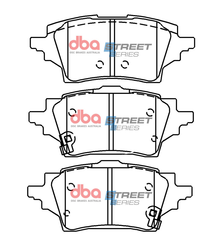 Toyota Corolla Brake Pads - Rear - DBA - Street Series - `19-`27