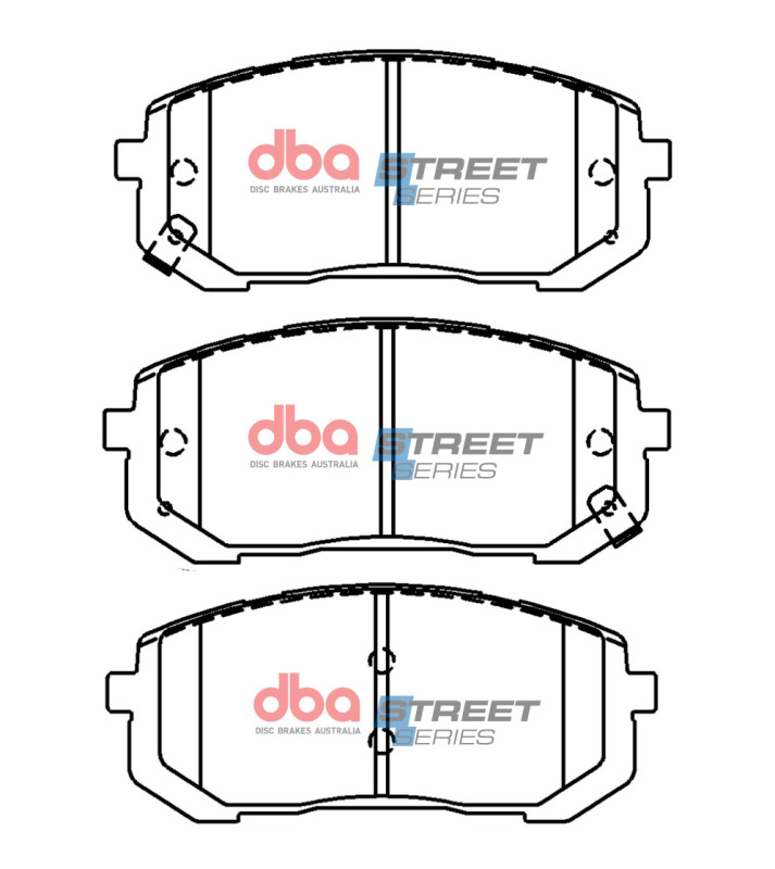 Hyundai Elantra GT Brake Pads - Front - DBA - Street Series - `18-`20