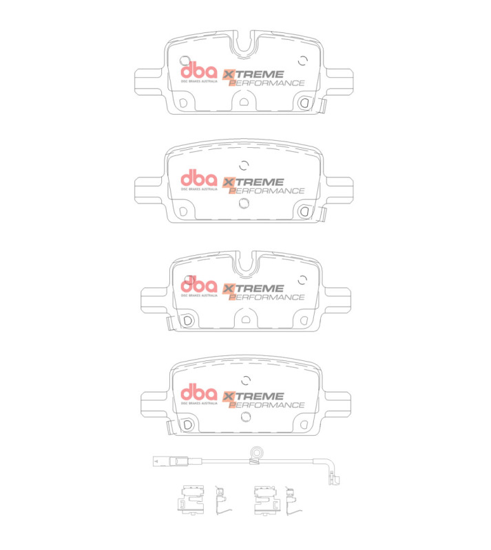 Cadillac Escalade Brake Pads - Rear - DBA - XP Performance - `21-`23