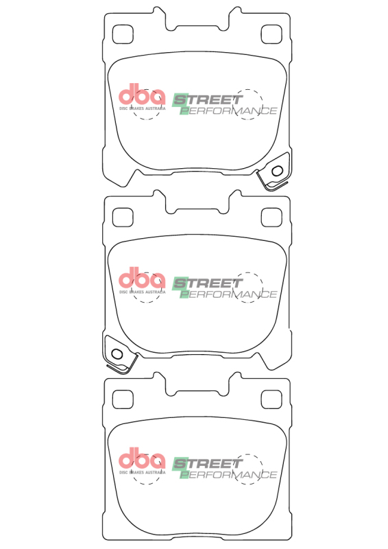 Toyota GR Corolla Brake Pads - Rear - DBA - Street Performance - `22-`27