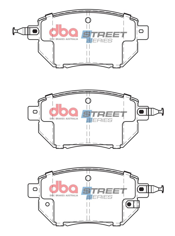 Infiniti FX35 Brake Pads - Front - DBA - Street Series - `03-`05