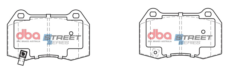 Nissan 350Z Brake Pads - Front - DBA - Street Series - `02-`09