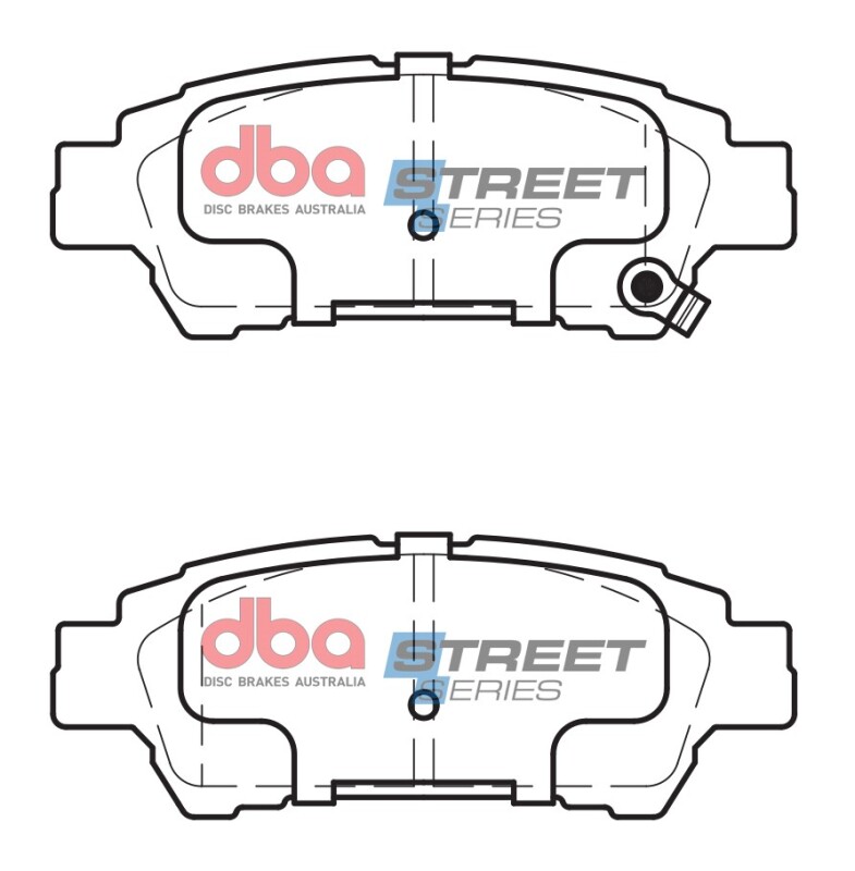 Toyota Sienna Brake Pads - Rear - DBA - Street Series - `04-`10
