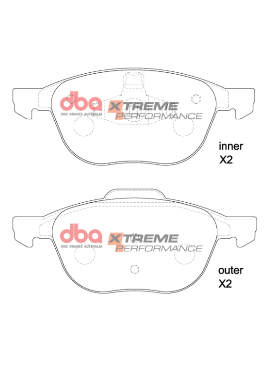 Mazda 3 Brake Pads - Front - DBA - XP Performance - `04-`13