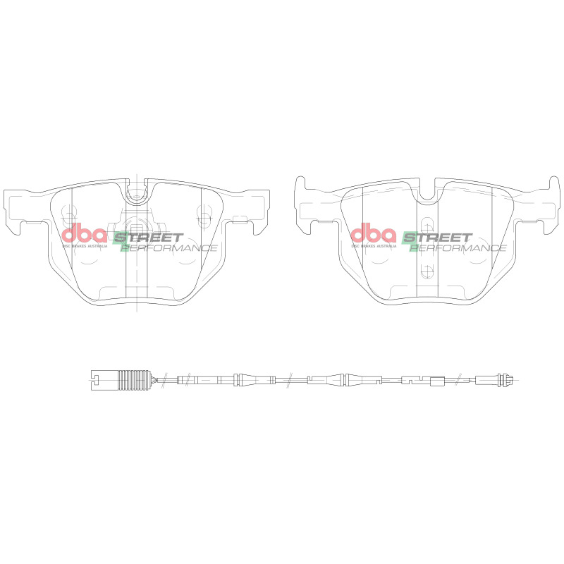 BMW X5 Brake Pads - Rear - DBA - SP Performance - `07-`10
