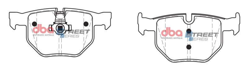 BMW X5 Brake Pads - Rear - DBA - Street Series - `07-`18