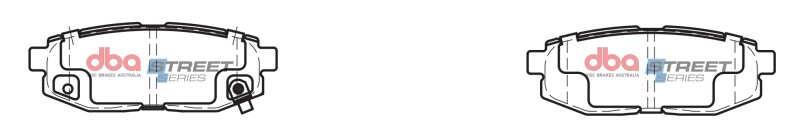 Subaru BRZ Brake Pads - Rear - DBA - Street Series - `13-`23