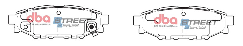Scion FR-S Brake Pads - Rear - DBA - Street Series - `13-`16