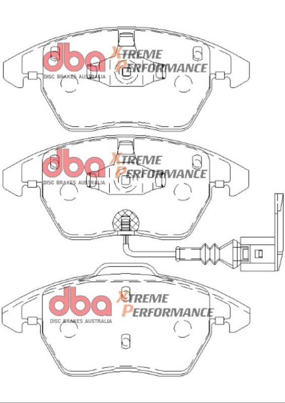 Volkswagen GTI Brake Pads - Front - DBA - Xtreme Performance - `06-`13