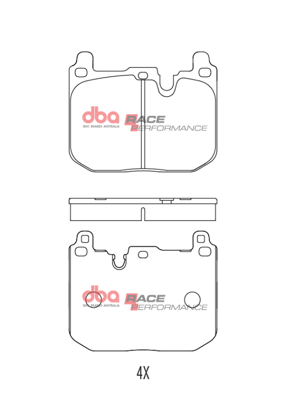 BMW 3-Series Brake Pads - Front - DBA - Race Performance - `12-`19