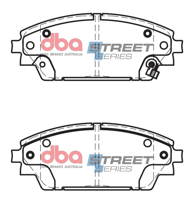 Mazda 3 Brake Pads - Front - DBA - Street Series - `14-`16