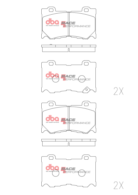 Nissan Z Brake Pads - Front - DBA - Race Performance - `23-`27