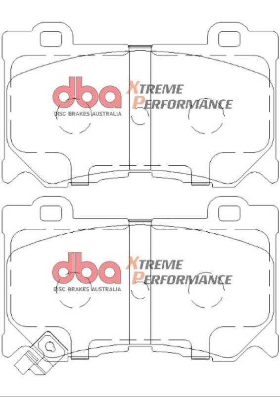 Nissan 370Z Brake Pads - Performance - Front - DBA - Xtreme Performance (XP) - `09-`21