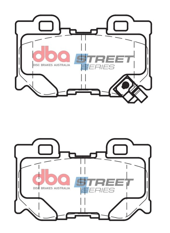 Infiniti G37 Brake Pads - Rear - DBA - Street Series - `09-`13