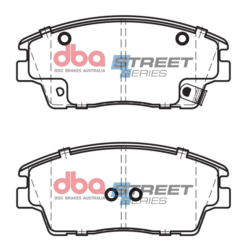 Hyundai Elantra Brake Pads - Front - DBA - Street Series - `17-`20
