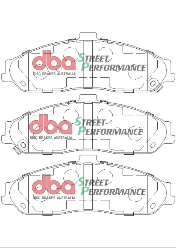 Chevrolet Corvette Brake Pads - Front - DBA - SP500 - `97-`06