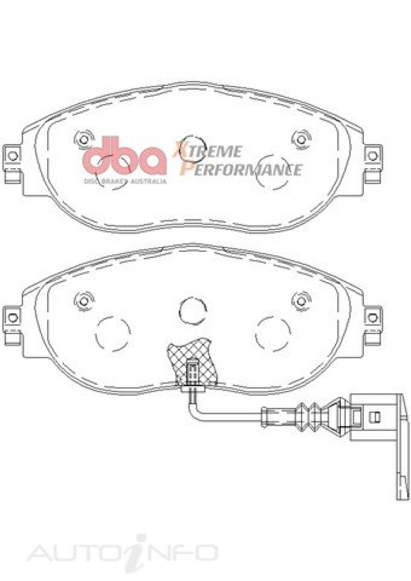 Volkswagen Golf R Brake Pads - Front - DBA - Xtreme Performance - `13-`21
