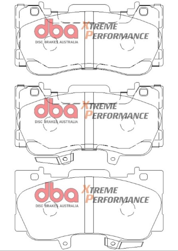 Ford Mustang Brake Pads - Front - DBA - XP+735 Performance - `15-`19
