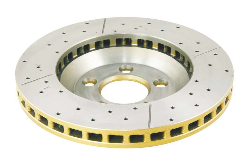 Ford Mustang Brake Rotor (1) - Front - DBA - Street Series XGold - Gold - `05-`14