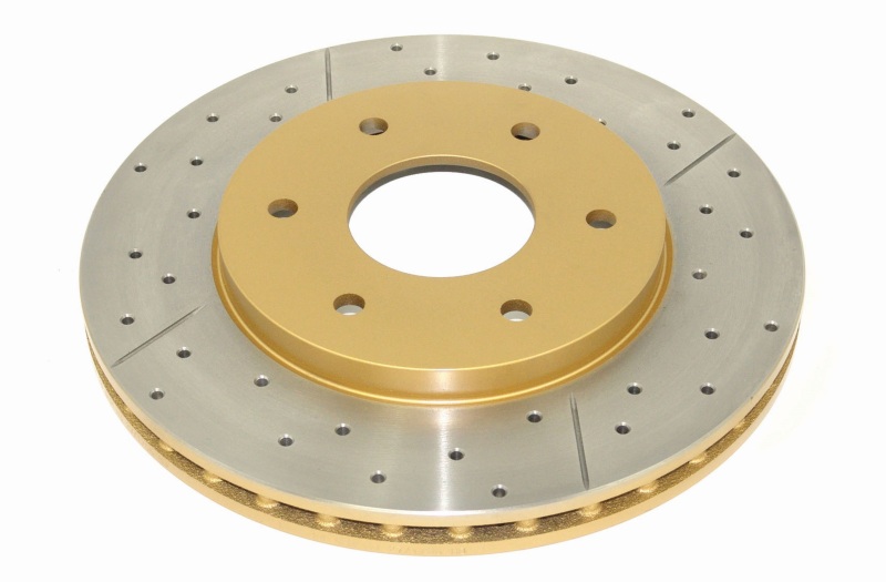 Infiniti QX56 Brake Rotor (1) - Front - DBA - Street Series Drilled & Slotted - Gold - `04-`07