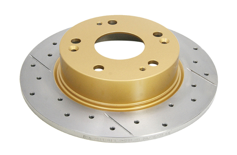 Acura TSX Brake Rotor (1) - Rear - DBA - Street Series XGold - Gold - `04-`08