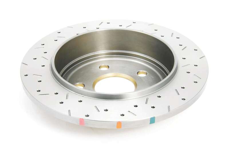 Jeep Commander Brake Rotors (1) - Rear - DBA - Street Series XGold, Drilled/Slotted - Gold - `06-`10