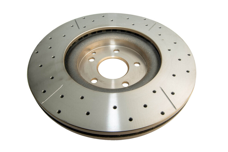 Mercedes-Benz C350 Brake Rotor (1) - Front - DBA - Street Series XGold, Drilled & Slotted - Gold - `06-`07