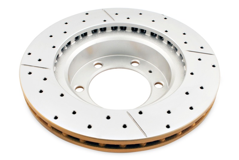 Toyota Tacoma Brake Rotor (1) - Front - DBA - Drilled/Slotted Street Series - `05-`20