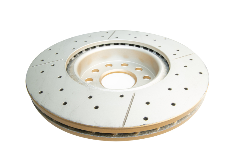 Volkswagen Golf Brake Rotor (1) - Front - DBA - Street Series XGold - Gold - `04-`10