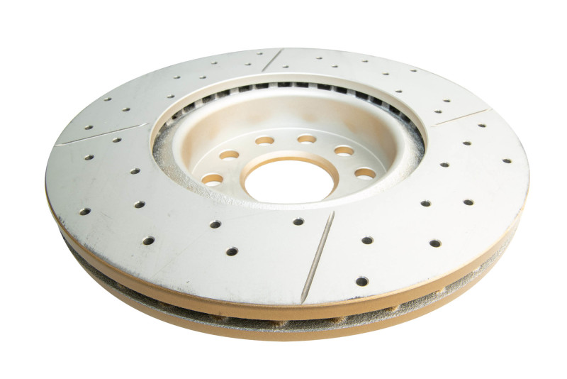 Volkswagen Golf Brake Rotor (1) - Front - DBA - Street Series XGold - Gold - `04-`10