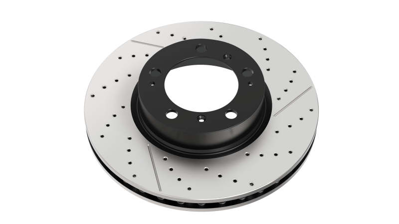 Mercedes-Benz C63 AMG Black Series Brake Rotor (1) - Rear - DBA - Street Series OEX Drilled & Slotted - `12-`15